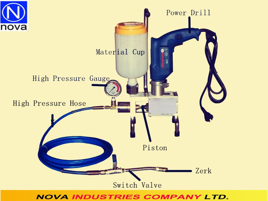 Single Liquid Type HIgh Pressure Grouting Machine
